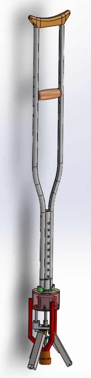 Virtual Design Collaboration Lends Key Support to Self-Standing Crutch Prototype